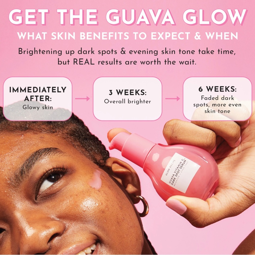 Glow Recipe Guava Vitamin C Dark Spot Serum - NIB - Picture 3 of 7